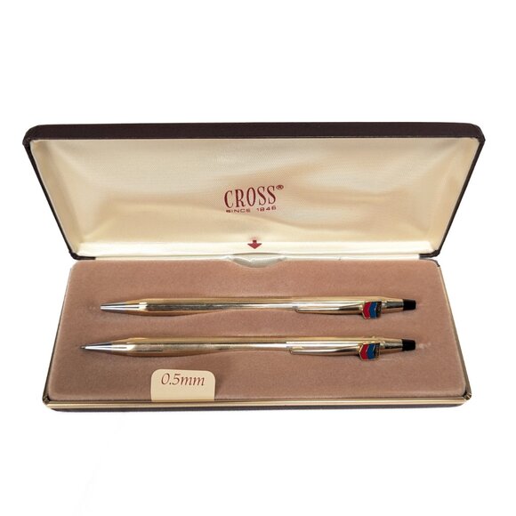 CROSS Pen and Pencil Set - Chevron Brand - Vintage - Picture 12 of 12